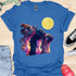 Bulldog & Moon - V4 - All Bulldogs T-Shirt